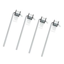 4 Pack Heavy Duty Exhaust Hanger Rods Universal Use Exhaust Hanger 12inch-4pcs