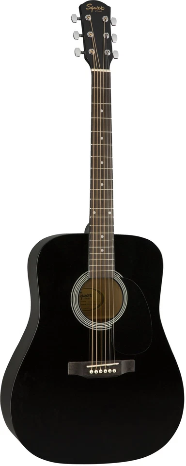 Guitarra acústica Fender Squier Dreadnought - negra Foto 4 de 4