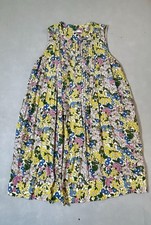 Sonoma Floral Pintuck  Dress Linen Blend 2X