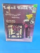 Millcraft- Latch Hook Kit  195 Rose - Vintage Sealed