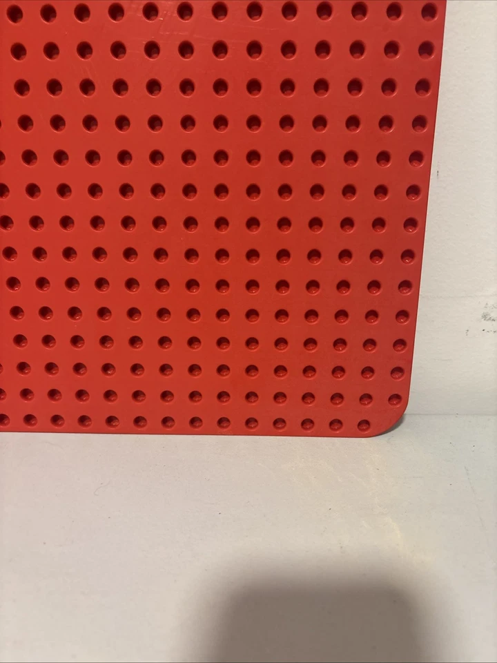Lego Duplo Large Red Base Board Baseplate 24 x 24 studs in size Genuine - image 4 of 4
