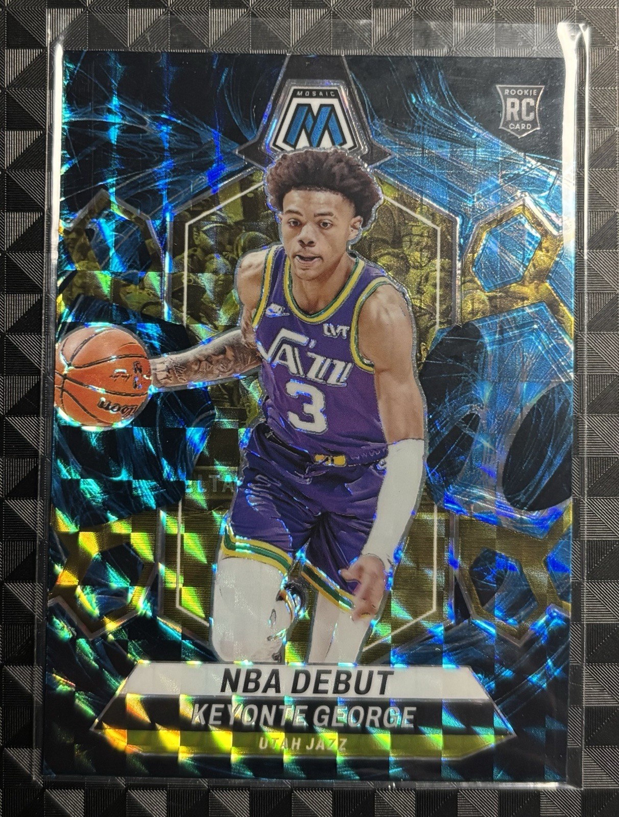 2023-24 Panini Mosaic - NBA Debut Keyonte George #251 Genesis Mosaic Prizm (RC)
