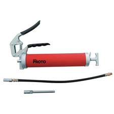 Grease Gun Pistol Grip Manual 3600psi 3 Way Fill Cartridge Bulk Flex Hose Red