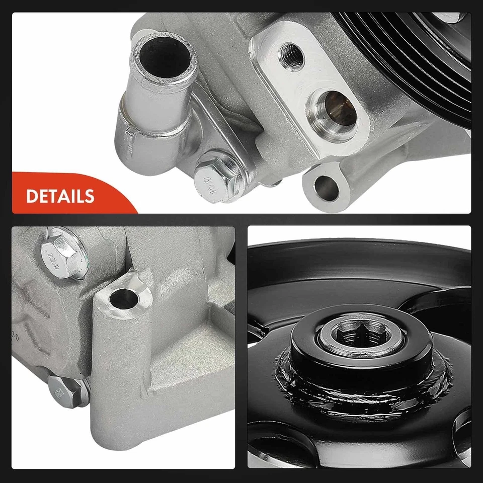 Power Steering Pump with Pulley for Ford Transit-150 250 350 2015-2024 3.5L 3.7L - Image 4 of 4