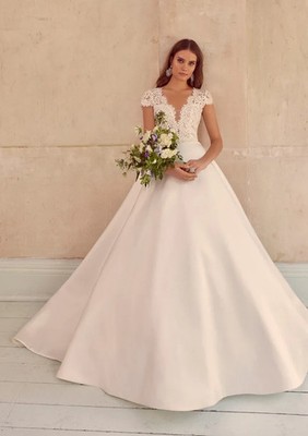 NEU VENI INFANTINO KIARA HOCHZEITSKLEID, STIL 69825, GRÖSSE 8