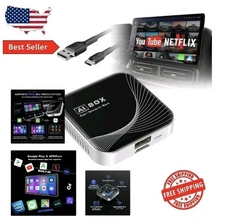 Universal 3-in-1 Wireless CarPlay & Android Auto Adapter - for 98% of Vehicles!