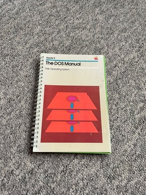 The DOS Manual for Apple II - Disk Operating System Book - Vintage - 1980's