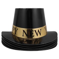  6 Pcs Paper Hats for New Year Party Paperhats Happy Craft Festival