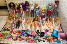 Huge Bulk Lot Of 25 Mixed Barbie and Similar Like Dolls with Many Accessories