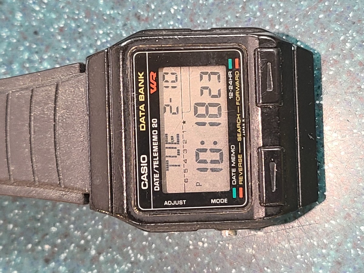 Vintage RARE Casio DataBank Telememo 20 DB-25 Mod 667 digital