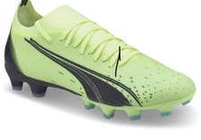 Puma Ultra Match FG/AG Lace-Up Green Women  s US 8 Soccer Cleats 106905 01 New