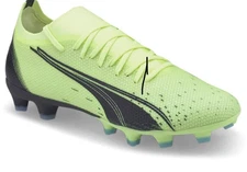 Puma Ultra Match FG/AG Lace-Up Green Women’s US 8 Soccer Cleats 106905 01 New