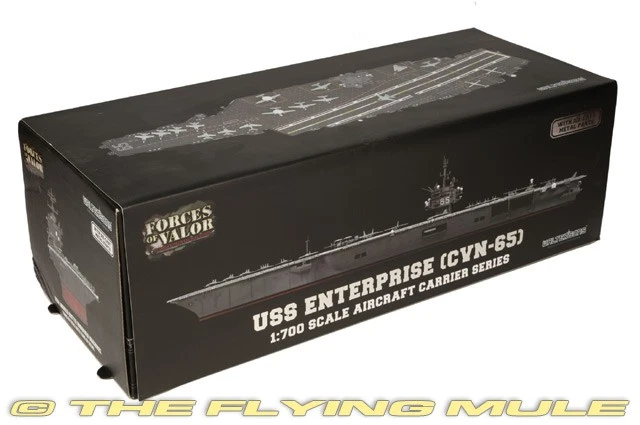 861007A Forces of Valor 1:700 USS Enterprise  *DEFECTIVE* See Description - Image 4 of 4
