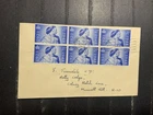 Great Britain 1946 FDC 1st day cover block of 6 KGVI Silver Wedding Anniversary