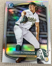 2025 Bowman Draft-Grant Richardson 1st Bowman Chrome Refractor #BDC-171 A’s