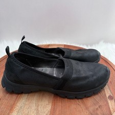 Skechers Womens Black Slip On Shoes Air Cooled Memory Foam Size 8