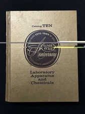 WILL SCIENTIFIC INC. Catalog No. 10 LAB EQUIPMENT supplies chemicals 1969