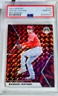 SHOHEI OHTANI LOS ANGELES 2021 PANINI MOSAIC #179 RED PRIZM PSA 10 NON AUTO 🎈