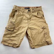 Iron Co Men's Tan Khaki Cargo Shorts Size 32