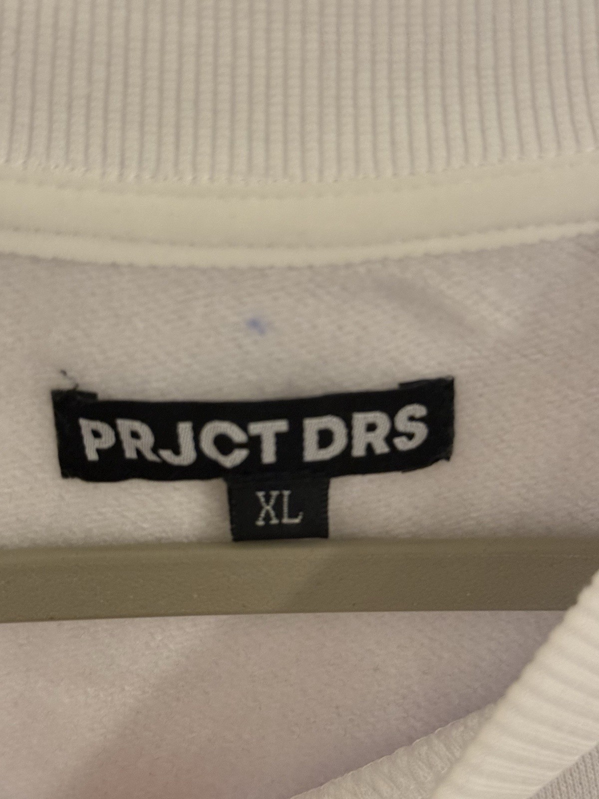 Invicta Racing x PRJCT DRS Vice Essentials Crew Neck Sweatshirt – White Size: XL image 5