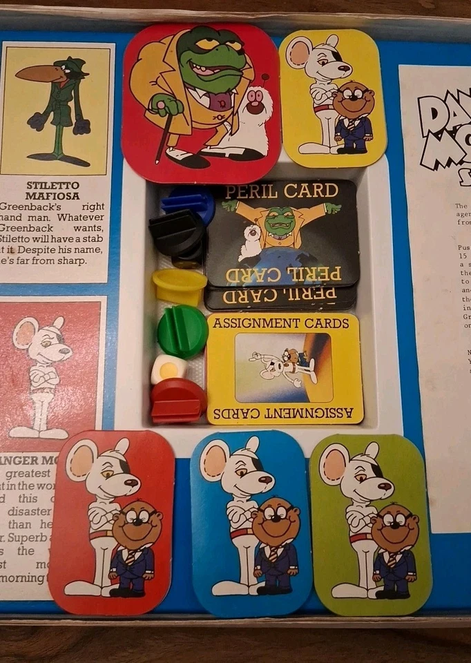 Danger Mouse Saves The World Board Game HARBUTTS 1982 COMPLETE LOVELY VERY RARE - Image 4 of 4