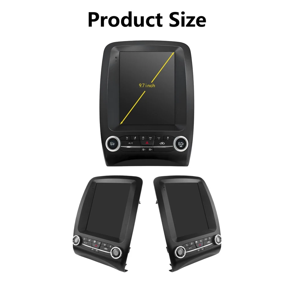 Radio estéreo para automóvil Carplay 9,7" para Dodge Durango 2014-2020 GPS navegación Android 13 Foto 4 de 4