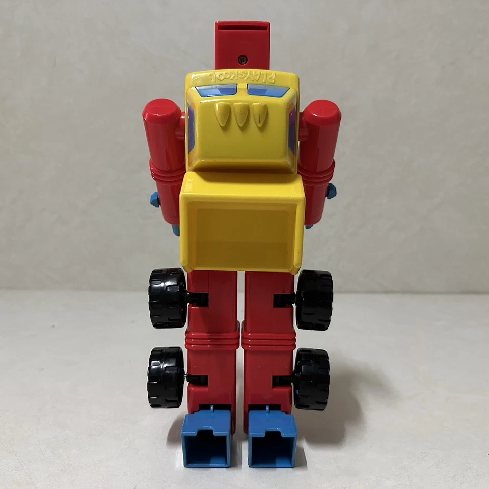 1986 TAKARA FIRST TRANSFORMERS PLAYSKOOL VINTAGE TOY JAPAN 28CM - Immagine 4 di 4