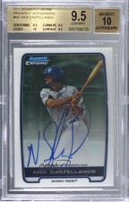 2012 Bowman Chrome Prospects Nick Castellanos #BCA-NC BGS 9.5 GEM MINT Auto 1u4