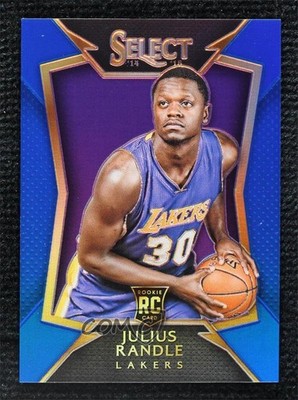 2014 Panini Select Concourse Blue Prizm 114/249 Julius Randle #89 Rookie RC w6z