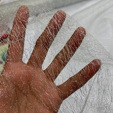 SILVER GREY Cobwebs Soft Tulle Net Dress Fabric Tutu Costumes Bridal 60”