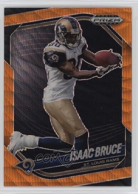 2025 Panini Prizm Black Orange Wave Prizm 8/60 Isaac Bruce #139 HOF rw6
