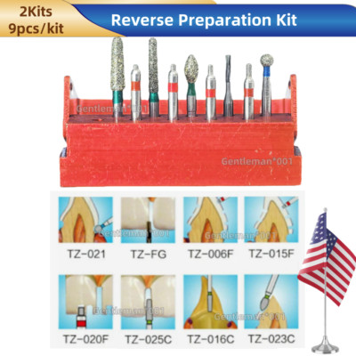 Dental Reverse Preparation  Direction Fissure Drill Sliver Diamond Enamel Burs