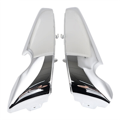Chrome L&R Radiator Side Cover Shroud For Harley V-Rod VRSC VRSCAW VRSCX 2001-up