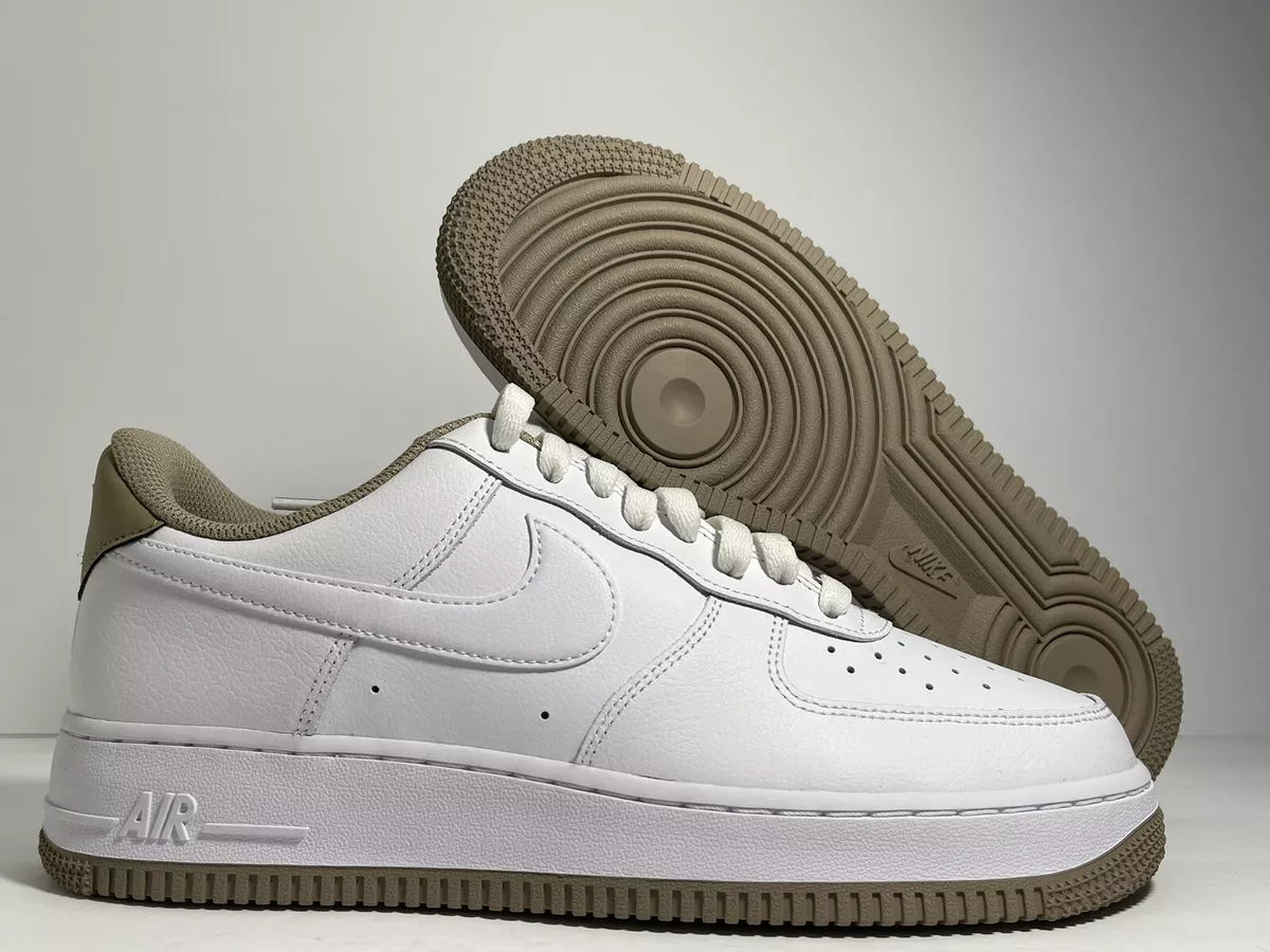 Nike Air Force 1 07 Low White Khaki Tan Beige DR9867 100 Men s