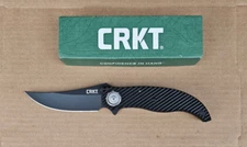 CRKT 2640 Clever Girl Tactical Folder, 4.084" D2 Black Blade- NEW IN BOX