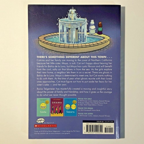 GHOSTS by Raina Telgemeier Story of Family Friends Cystic Fibrosis Graphic Novel - Picture 4 of 11