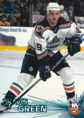 1997-98 Pacific EMERALD #170 TRAVIS GREEN - New York Islanders