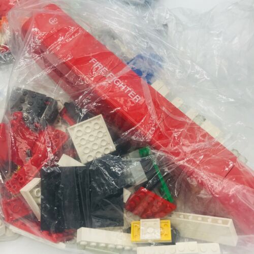 18lbs 1977-2000 Lego Bricks Red Yellow Black Blue Orange White Beige Green Blue - Picture 3 of 12