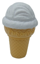 Play Food Authentic Fisher Price Vanilla Ice Cream Cone