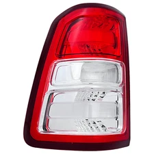 For 2019-2023 Ram 1500 Halogen Tail Light Chrome Bezel w/ Bulb Driver Left Side