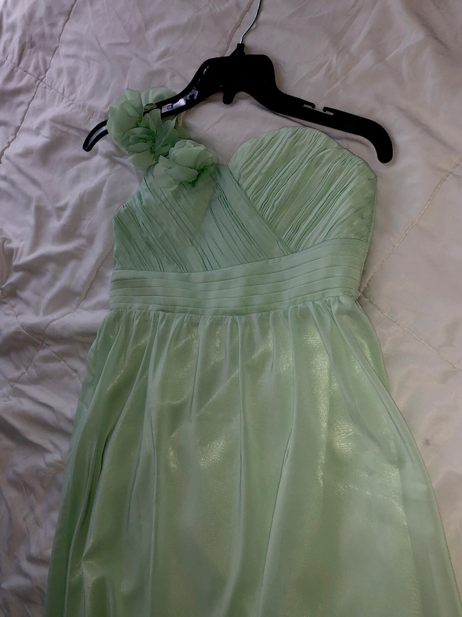 Girls Sz 10 Pastel Green Gown Wedding | eBay
