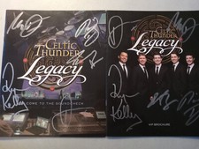 Celtic Thunder SIGNED Souvenir Real Actual Autograph LOT Irish Myth Ireland VIP