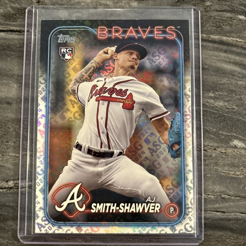 2024 Topps Series 1 #117 AJ Smith-Shawver All Star Game Foil Parallel Braves RC