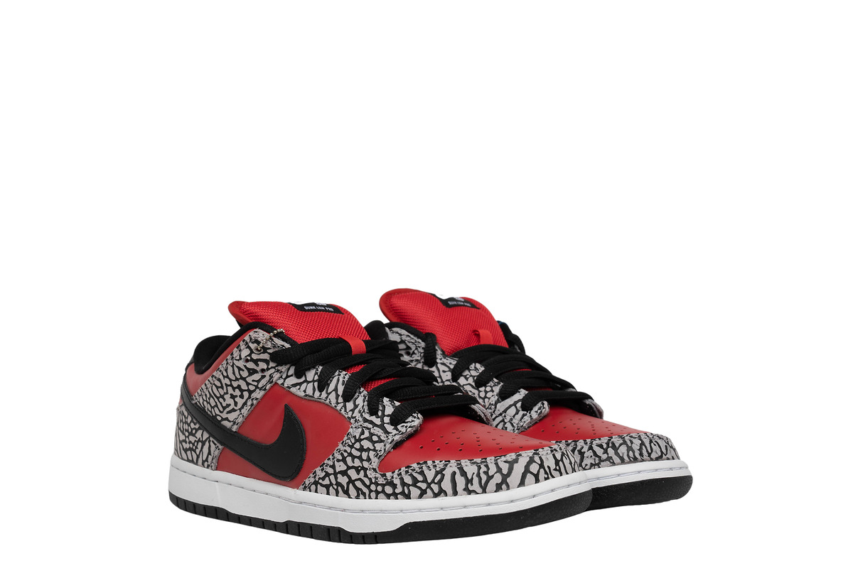 Nike Supreme x Dunk Premium SB Low Red Cement for Sale Nike Supreme x Dunk Premium SB Low Red Cement for Sale