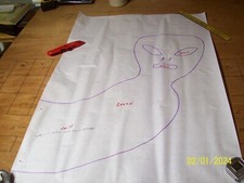 Woodworking Pattern - Alien Tree Peeker Peeper Yard Art Plans Weird Space Mars