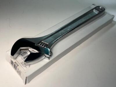 New Old Stock Crescent  USA made 10'' Chrome Adjustable Wrench  #AT110
