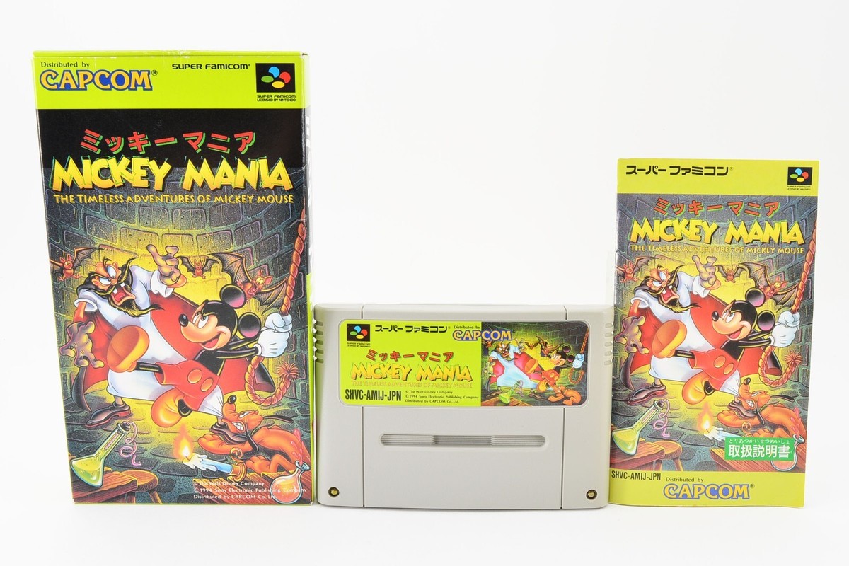 Lot3 Nintendo Super Famicom Mickey Magical Adventure 1 2