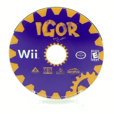 Igor (2008)  Nintendo Wii Game  Disc Only  Play Tested