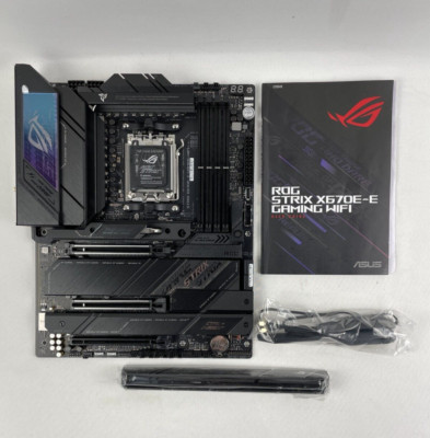 ASUS ROG Strix X670E-E Gaming WiFi AMD AM5 DDR5 ATX Motherboard (Please Read)