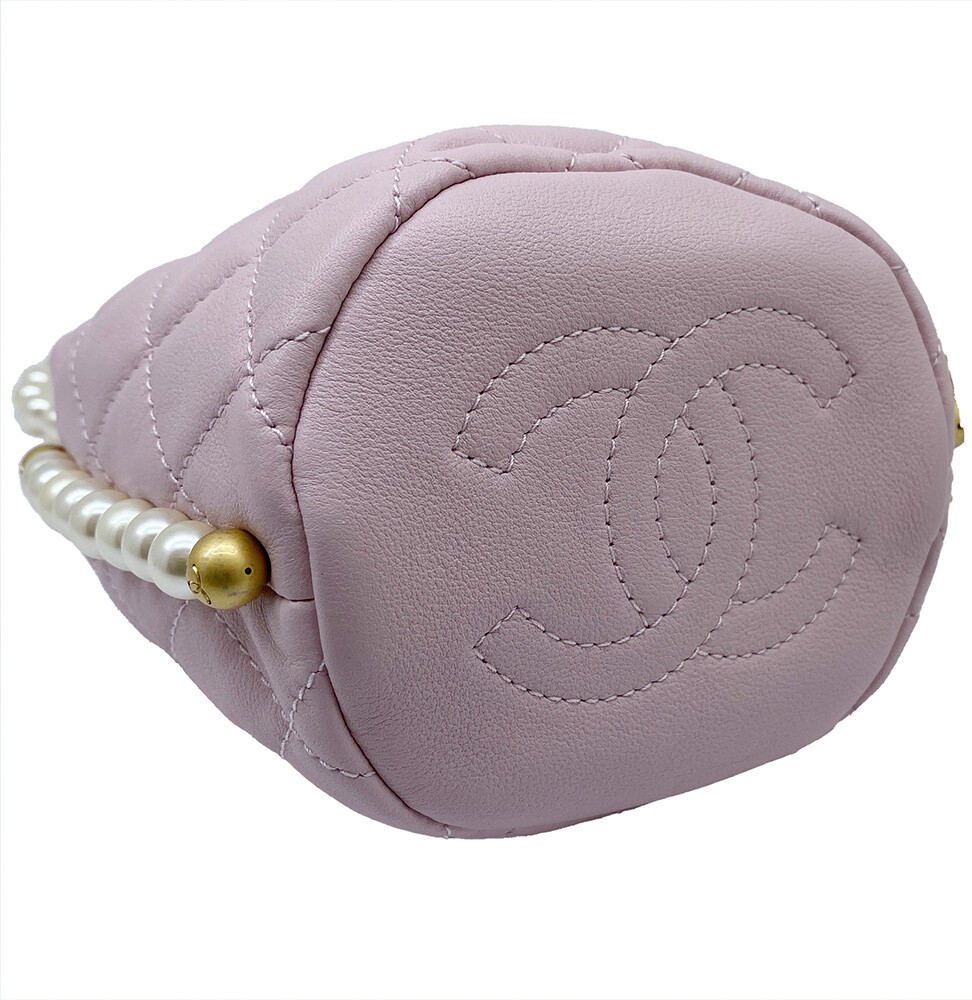 ★可愛いピンクが入荷★【CHANEL】CABAS CHANEL31 Chanel Pearl Chain Mini Shoulder Bag Pink As2529 31 Ladies